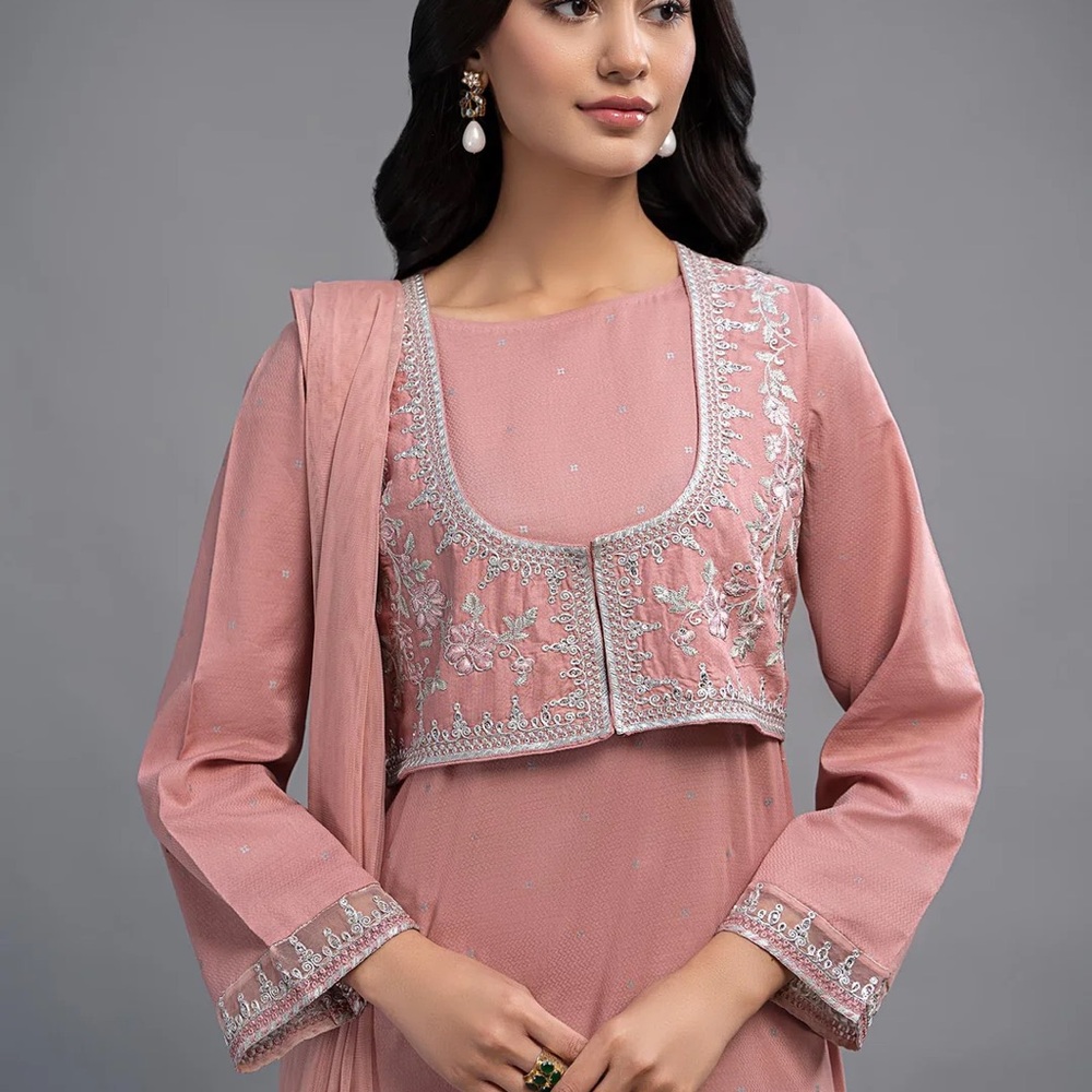 Maria B Pakistani Dress Pink New